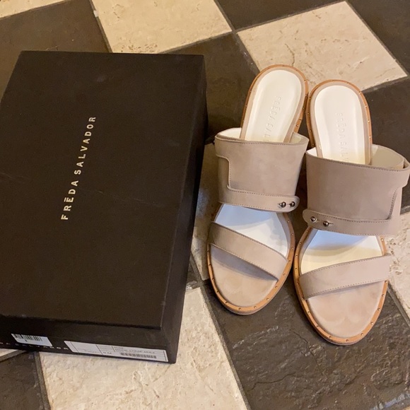 Freda Salvador Monk Strap Mule size 8M - Picture 5 of 10